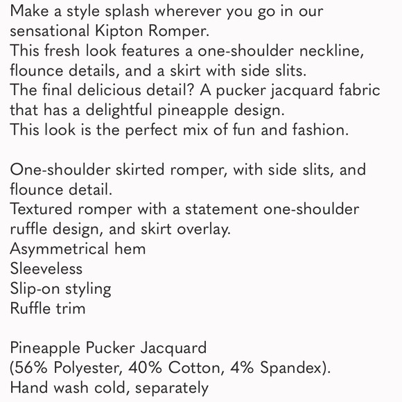 LILLY PULITZER Kipton Romper dress - Picture 8 of 8